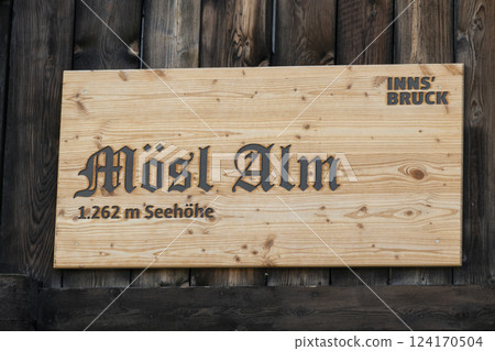 Moeslalm at Karwendel mountains on Karwendel Hohenweg, Austria 124170504