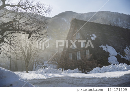 Winter Shirakawa Town 124171509