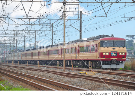 東海道本線、大磯二宮、JR東日本、185系列、OM08列車（大宮）、舞子號 124171614