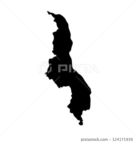 Map of Malawi region 124171939