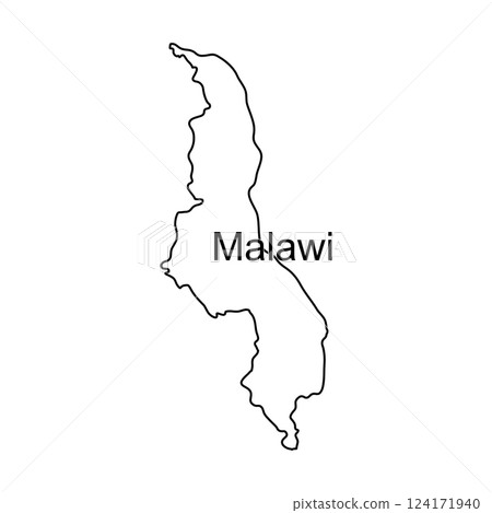 Map of Malawi region Map of Malawi region 124171940