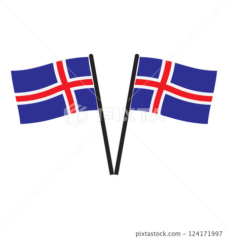 Iceland country flag 124171997