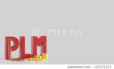 The PLM or Product Lifecycle Management for Business concept 3d Rendering. The PLM or Product Lifecycle Management for Business concept 3d Rendering. 124172122