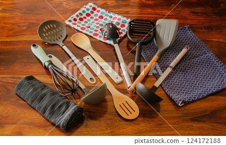 Essential Kitchen Utensils Cooking Tools for Every Kitchen 124172188