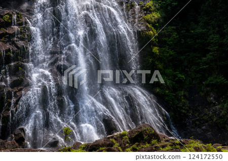 Yakushima Offshore Alps Summer Weather (June) Top 100 Waterfalls in Japan Okawa Falls 124172550