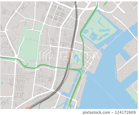 Hamamatsucho Station area map Hamamatsucho Station area map 124172609
