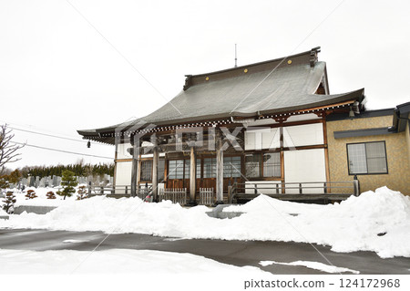 冬季拍攝北海道函館市川龍寺院內 冬季拍攝北海道函館市川龍寺院內 124172968