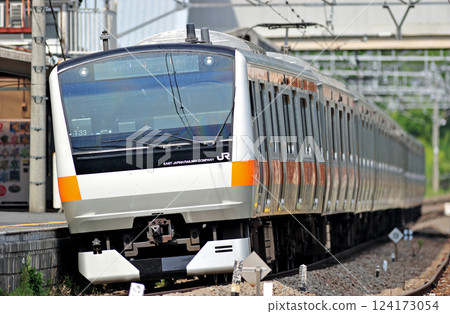Chuo Line Uenohara JR East E233 series 0 series T33 formation (Toyota) Chuo Line Uenohara JR East E233 series 0 series T33 formation (Toyota) 124173054
