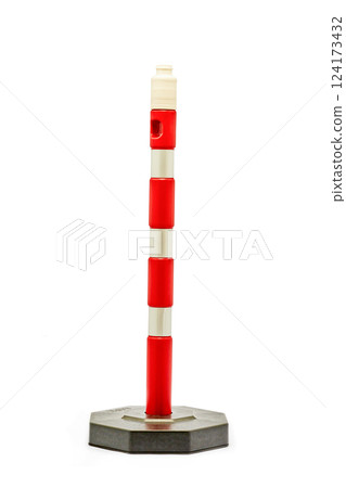 A Versatile Traffic Cone: Bright Red and White Warning Sign for Safe Outdoor Use, Ideal for Traffic Control and Sports Activities to Ensure Safety and Visibility A Versatile Traffic Cone: Bright Red and White Warning Sign for Safe Outdoor Use, Ideal for Traffic Control and Sports Activities to Ensure Safety and Visibility 124173432