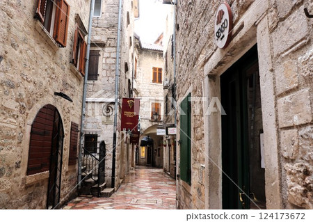 World Heritage Site: Alleys of the Old Town of Kotor, Montenegro 124173672