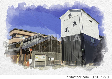 水彩風格 犬山 魚山町 車山藏 正樹 愛知縣犬山市 水彩風格 犬山 魚山町 車山藏 正樹 愛知縣犬山市 124173831