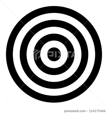 Target shooting image illustration Black 124175448