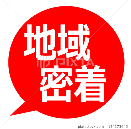 基於本地的語音氣泡插圖流行 基於本地的語音氣泡插圖流行 124175643