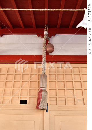 冬季拍攝北海道北斗市清川稻荷神社的場地 冬季拍攝北海道北斗市清川稻荷神社的場地 124175749