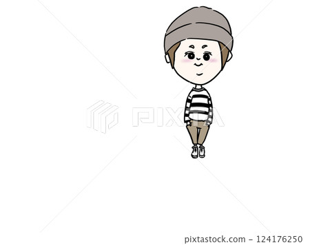 A boy smiling 124176250