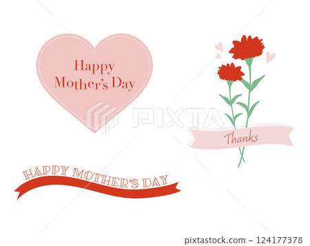 Red Carnation on Mother's Day 124177378