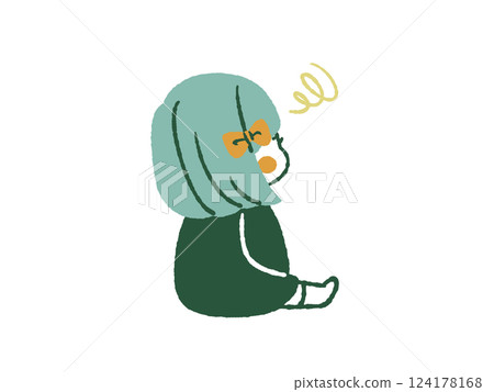 Child sitting facing backwards - 4 colors 124178168