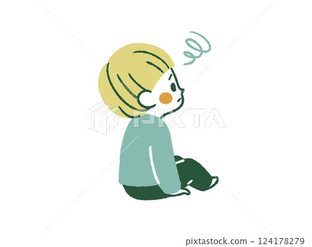 Children in trouble - 4 colors Children in trouble - 4 colors 124178279