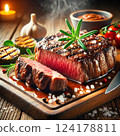  牛排 124178811