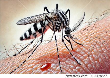 吸血的蚊子 吸血的蚊子 124178844