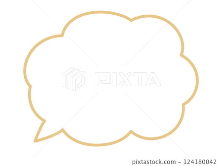 簡單蓬鬆的講話泡泡 124180042