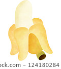 Peeled Banana 124180284
