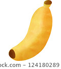A whole banana 124180289