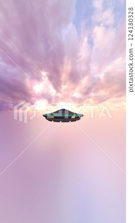 UFO and the horizon 124180328