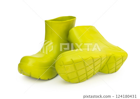 green rubber boots green rubber boots 124180431