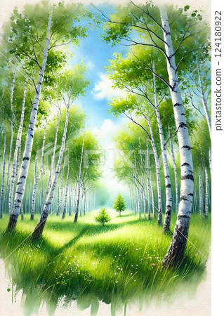 夏季/白樺林 124180922