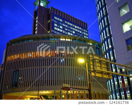 Cityscape of skyscrapers 124181736