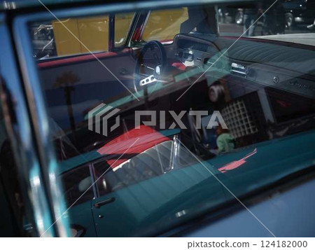 美國汽車、駕駛座、方向盤 124182000