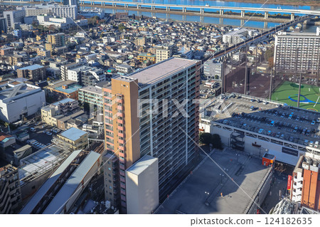Urban Landscape of a Busy City Train Station, Funabori Dec 8 2024 Urban Landscape of a Busy City Train Station, Funabori Dec 8 2024 124182635