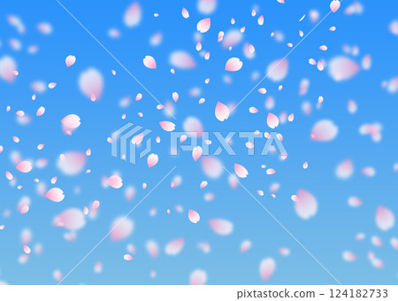 櫻花插畫 124182733