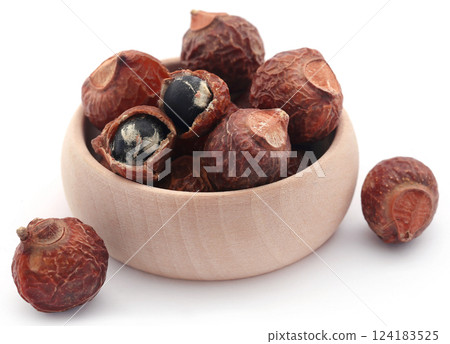 Sapindus mukorossi or Indian soapberry 124183525