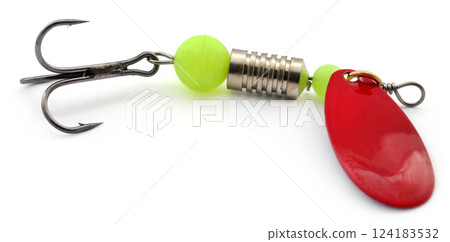 Spinner lure with hook 124183532