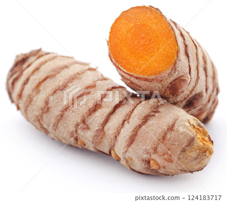 Raw turmeric Raw turmeric 124183717