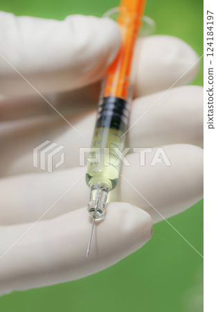 Vaccine in syringe Vaccine in syringe 124184197