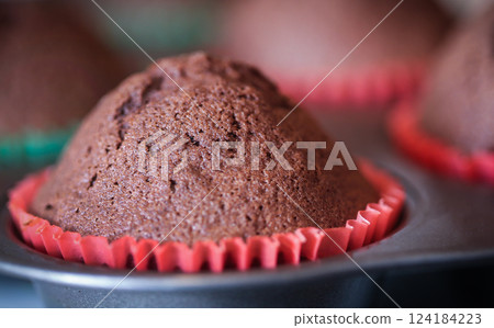 Homemade muffin 124184223