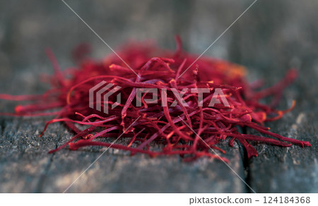Closeup of Saffron Closeup of Saffron 124184368