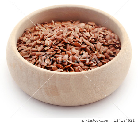 Flax seeds Flax seeds 124184621
