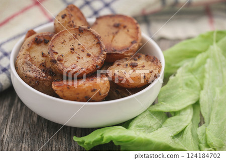 Roasted potatoes Roasted potatoes 124184702