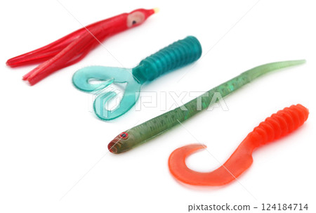 Rubber fishing bait 124184714