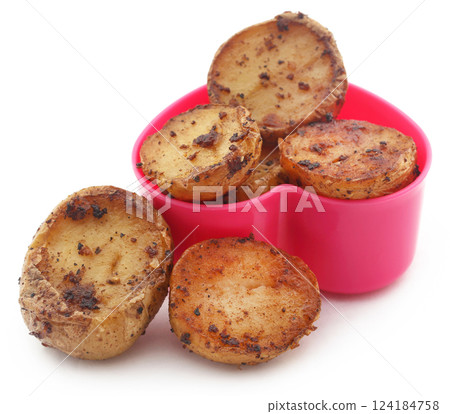 Roasted potatoes 124184758