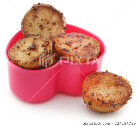 Roasted potatoes 124184759