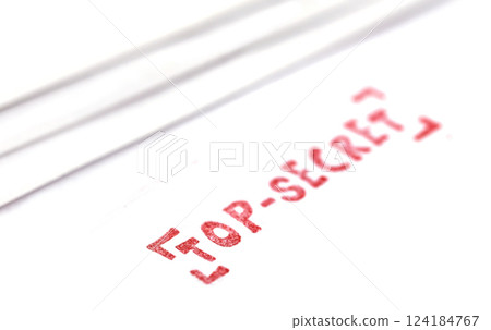 Top secret stamp text 124184767