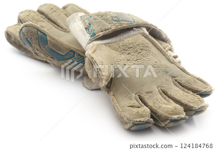 Old football gloves 124184768