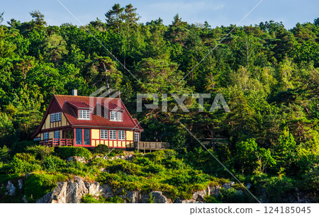 Gudhjem in Bornholm, Denmark 124185045