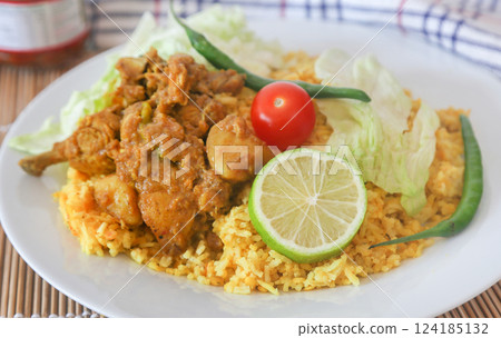 Khichuri made from rice and lentils Khichuri made from rice and lentils 124185132