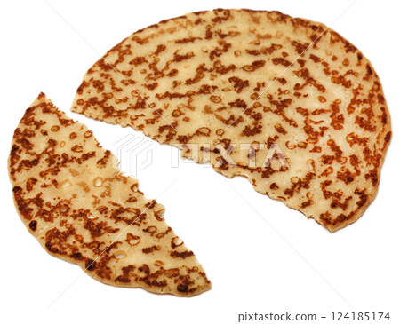 Pancake isolated Pancake isolated 124185174